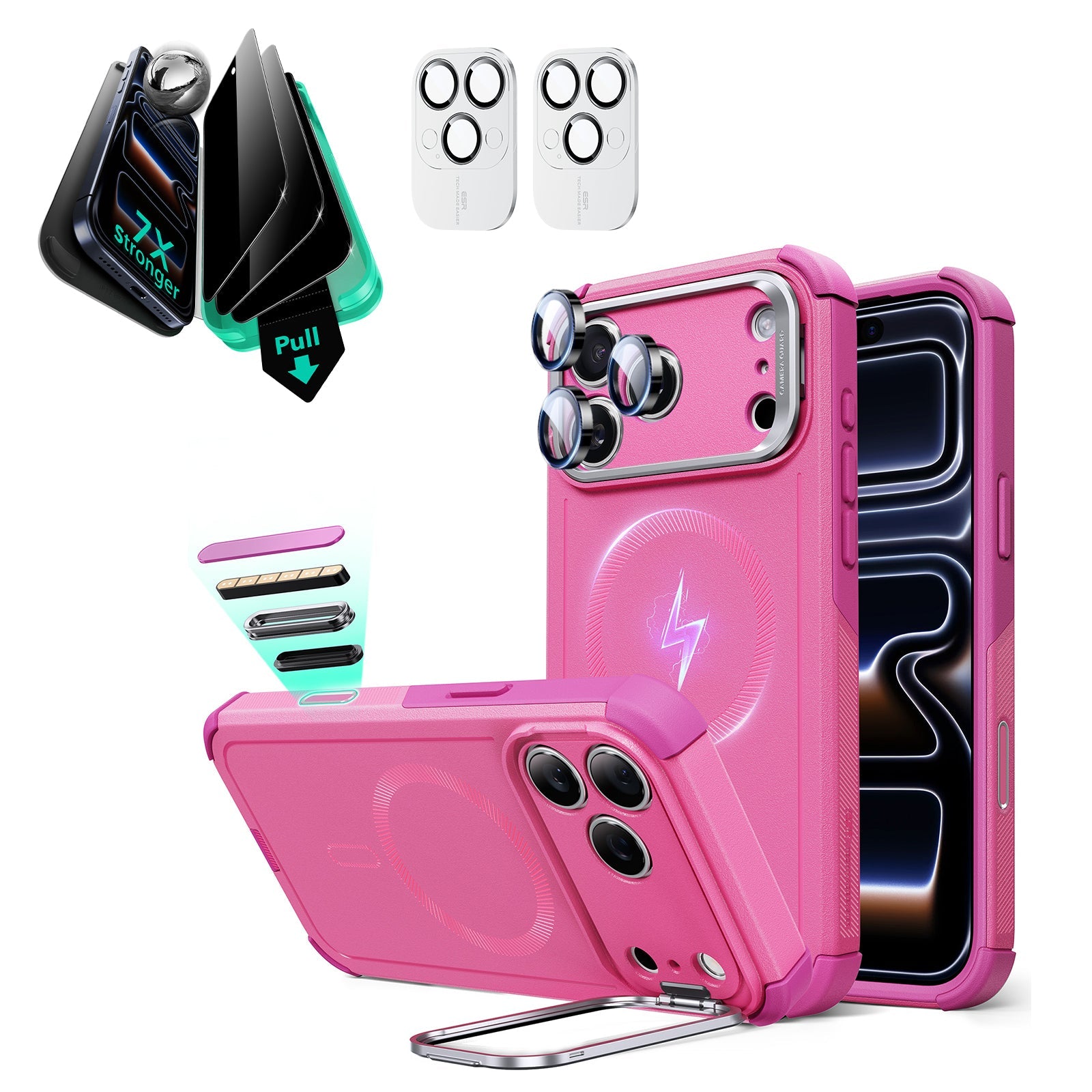 Entronix Heavy Duty Bundle For IPhone 17 Pro Max Case & Screen