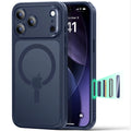 iPhone 17 Pro Max Magsafe Case with Camera Control Frosted Blue