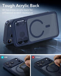 ESR iPhone 17 Pro Max Magsafe Case with Camera Control Frosted Blue Tough Acrylic Back