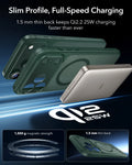 ESR iPhone 17 Pro Max Magsafe Case with Camera Control Frosted Green Wireless charging