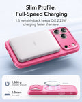 ESR iPhone 17 Pro Max Magsafe Case with Camera Control Frosted Pink  Wireless charging