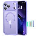 iPhone 17 Pro Max Magsafe Case with Camera Control Frosted Purple