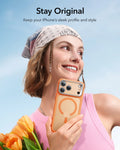 ESR iPhone 17 Pro Max Classic Hybrid Magsafe Case with Stand Camera Control Frosted Orange 