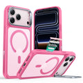 iPhone 17 Pro Max Classic Hybrid Magnetic Case (Camera Control, Stash Stand) - Frosted Pink ESR ESR