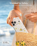 ESR Withe Shell iPhone 17 Magsafe Case with Aura Clutch MagSafe Wallet  Shielded for Safety