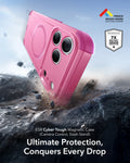 ESR iPhone 17 Pro Max Cyber Tough Magsafe Case with Camera Control Pink