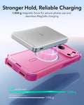 ESR iPhone 17 Pro Max Cyber Tough Magsafe Case with Camera Control Pink   Magsafe Charging