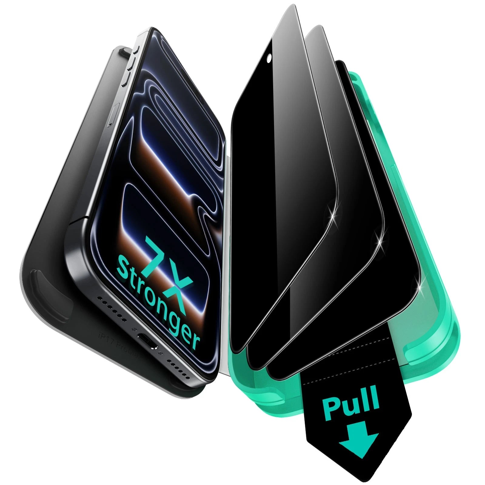iPhone 17 Pro Max UltraFit Armorite®️ Privacy Screen Protector - 3 Pack ESR ESR