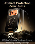 ESR iPhone 17 Pro Max Screen Protector with Corning Glass Ultimate Protection.  Zero Stress.