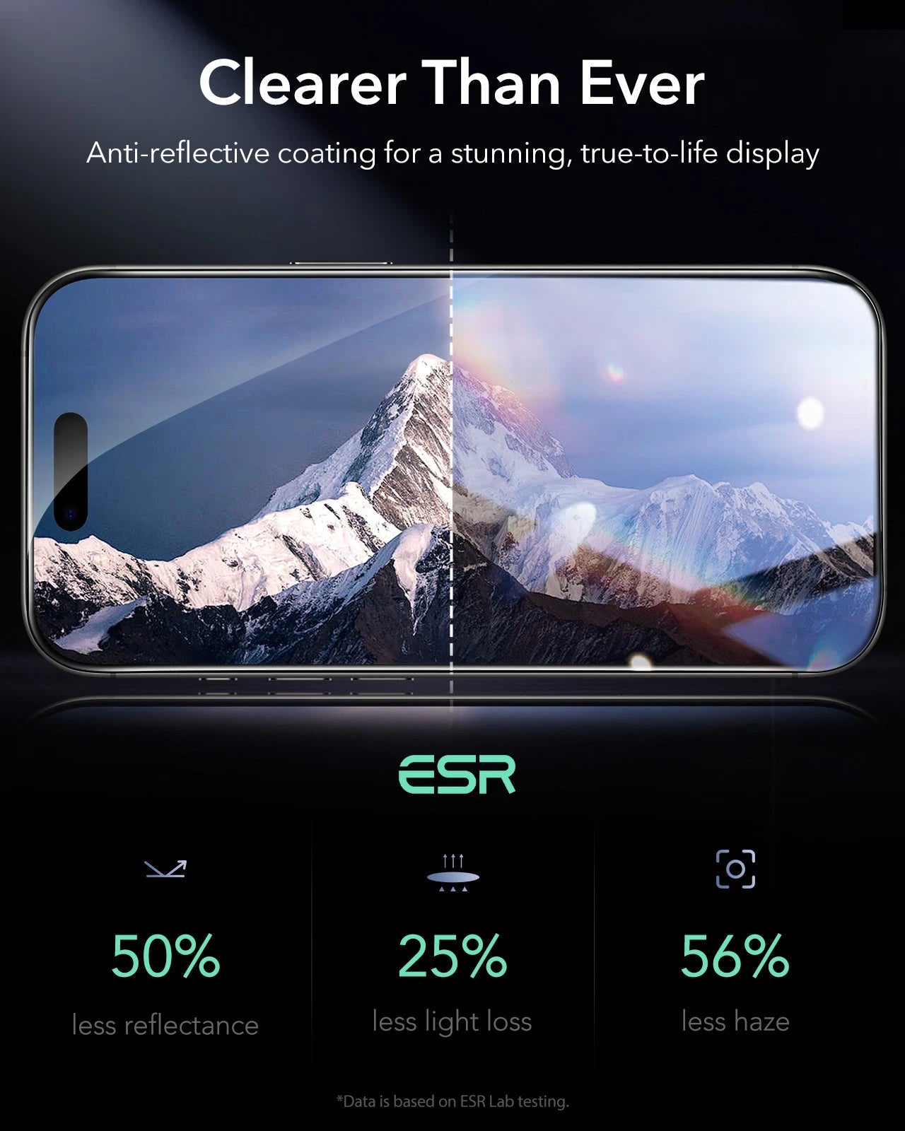 ESR iPhone 17 Pro Max UltraFit Armorite Screen Protector clear 