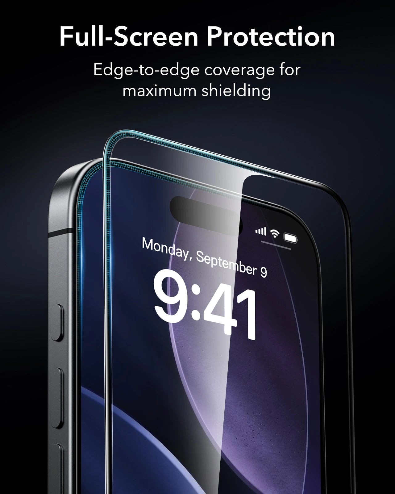 ESR iPhone 17 Pro Max UltraFit Armorite Screen Protector full screen protection