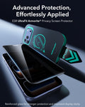 ESR iPhone 17Pro  Privacy Screen Protector with Armorite Tempered Glass Advanced Protection,  Effortlessly Applied