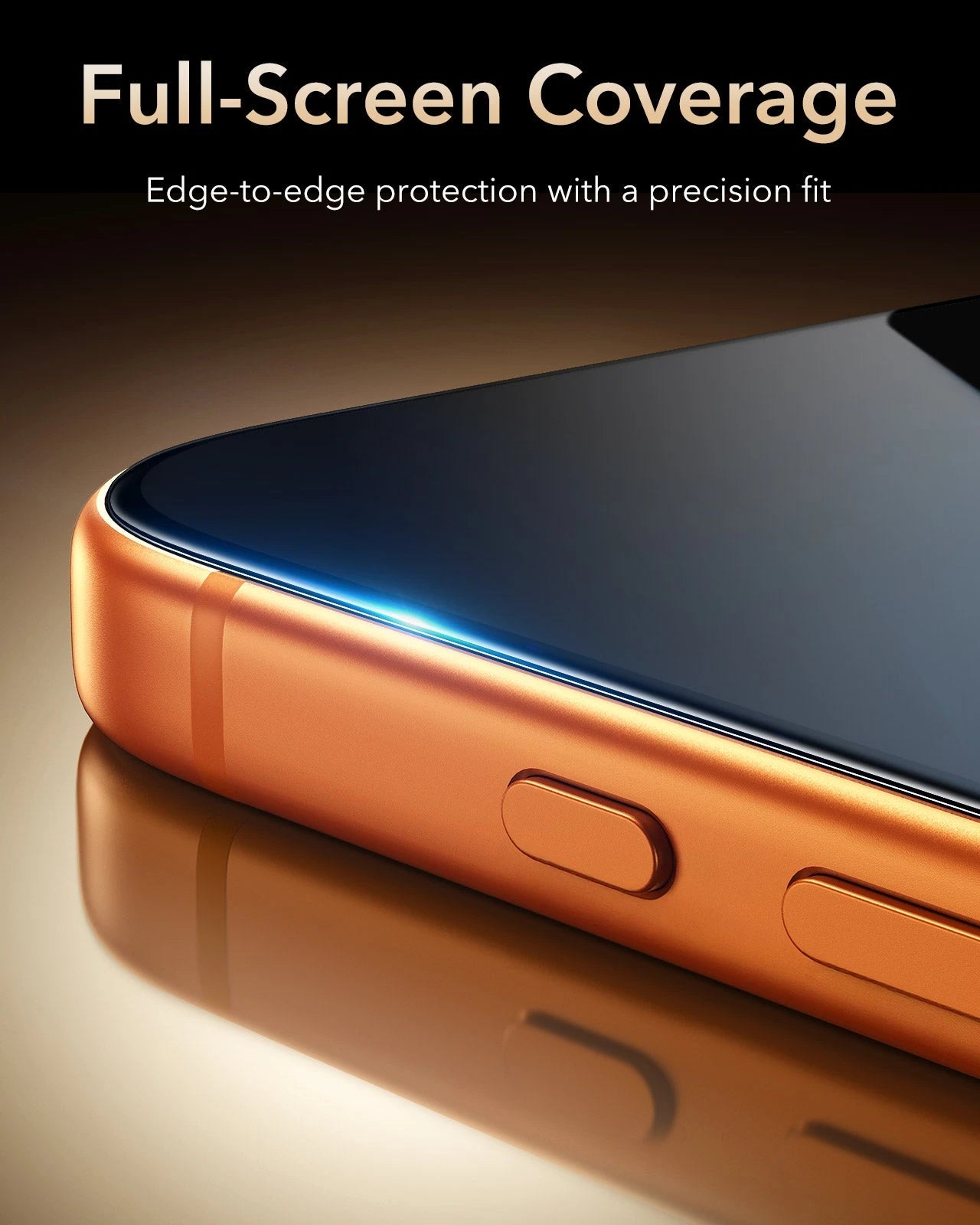 ESR iPhone 17 Pro Privacy Screen Protector with Corning Glass Full-Screen Coverage