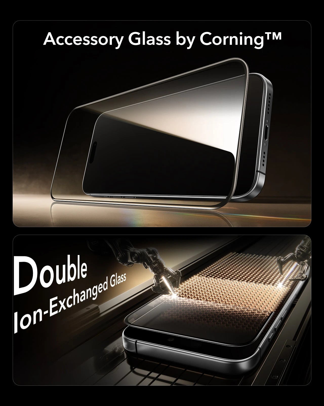 ESR iPhone 17 Pro  UltraFit Corning Glass Screen Protector accessory glass by corning