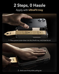ESR iPhone 17 Pro  UltraFit Corning Glass Screen Protector apply with ultrafit tray