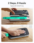ESR iPhone 17 Pro Tempered Glass Privacy Screen Protector apply with ultrafit tray