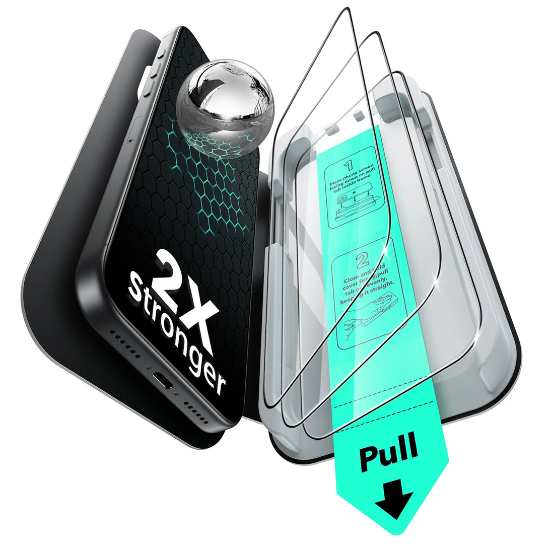  iPhone 17 Pro Tempered Glass Screen Protector 