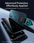 ESR iPhone 17 Privacy Screen Protector with Armorite Tempered Glass Advanced Protection,  Effortlessly Applied