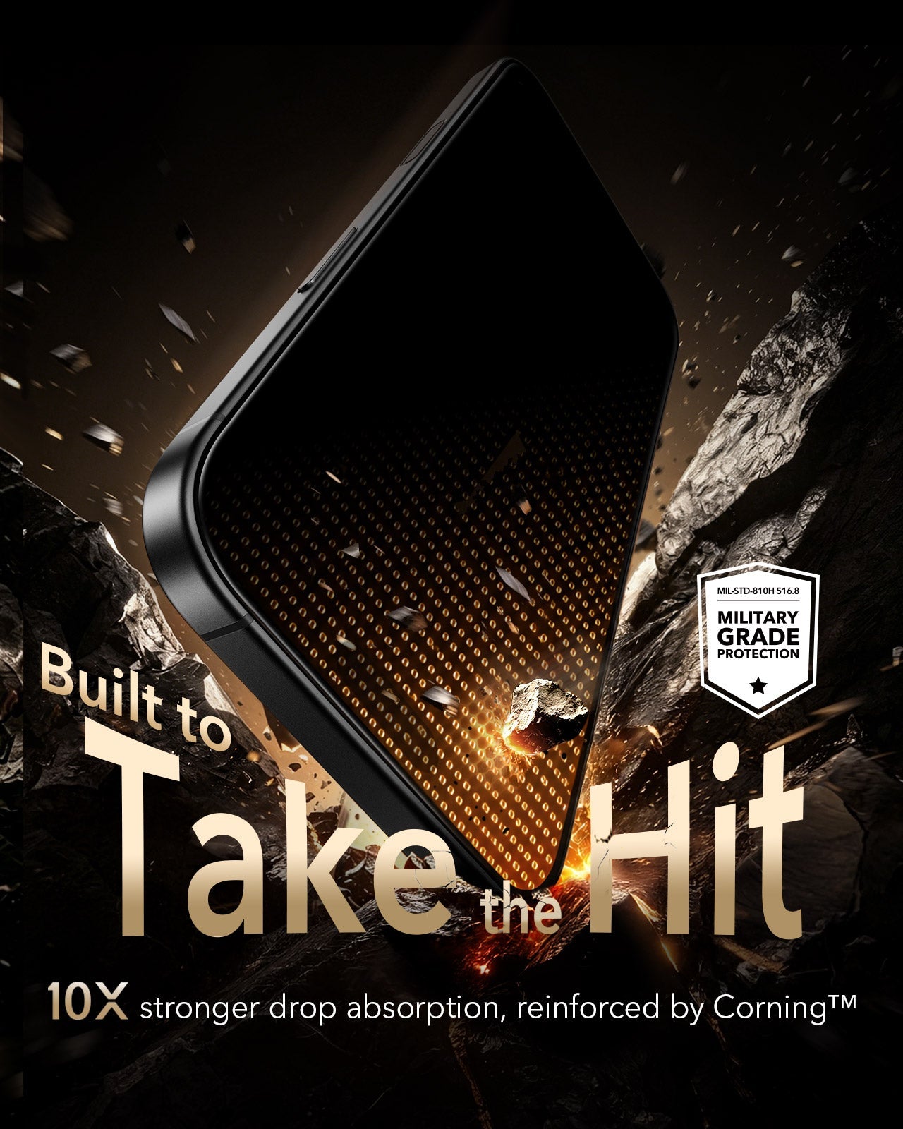 ESR iPhone 17 Privacy Screen Protector with Corning Glass Built to take the hit