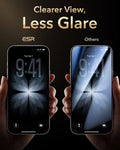 ESR iPhone 17 Privacy Screen Protector with Corning Glass Clearer View,Glare Less