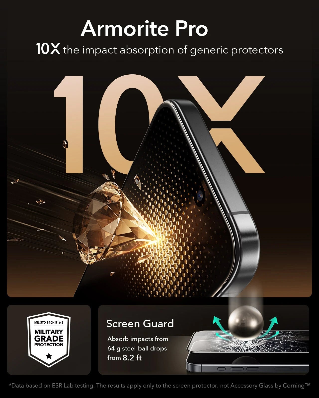 iPhone 17 UltraFit Armorite®️ Pro Screen Protector - 3 Pack ESR ESR