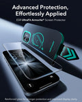 ESR iPhone 17 Screen Protector with Armorite Tempered Glass Advanced Protection,  Effortlessly Applied