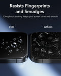 ESR iPhone 17 Screen Protector with Armorite Tempered Glass Resists Fingerprints and Smudges