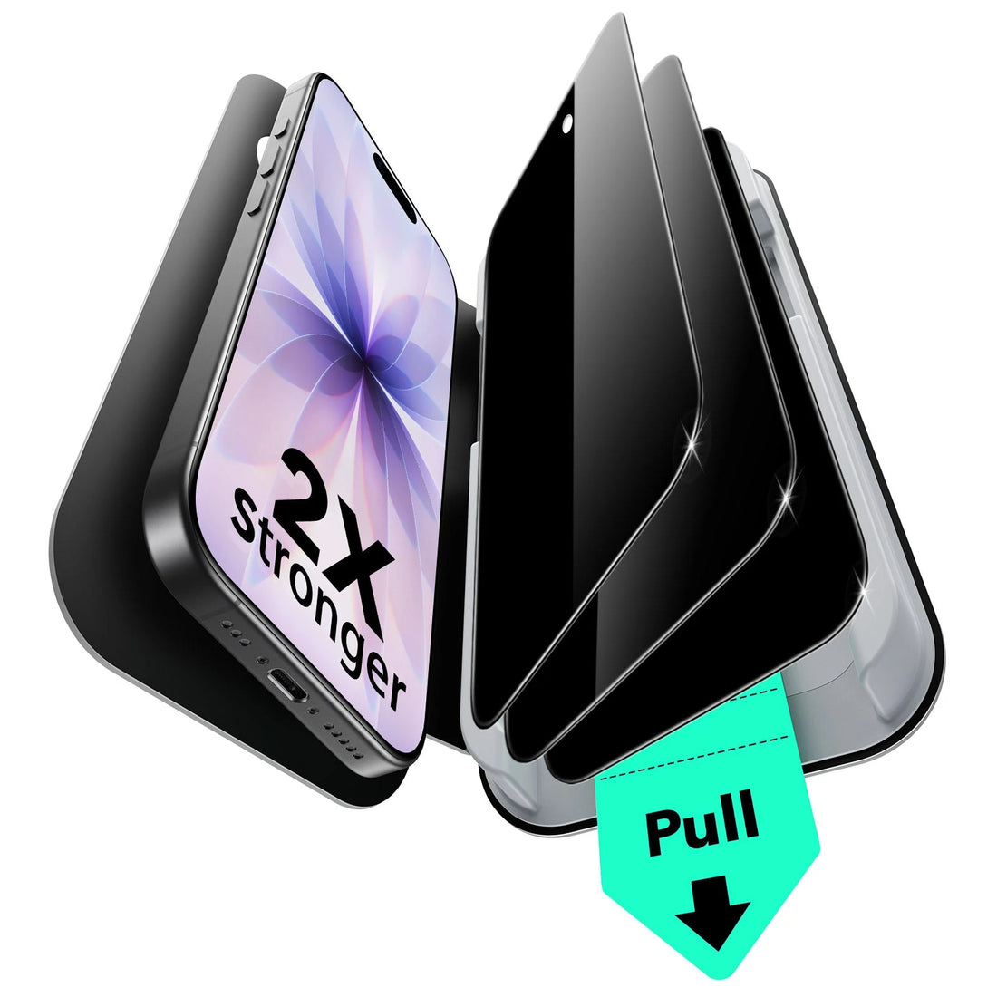 iPhone 17 UltraFit Classic Privacy Screen Protector - 3 Pack ESR ESR