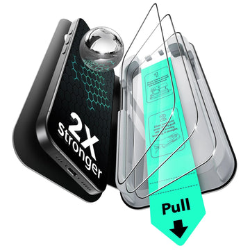 iPhone 17 Tempered Glass Screen Protector - 3 Pack
