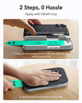 ESR iPhone 17 Tempered Glass Screen Protector apply with ultrafit tray