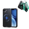 iPhone 17e Cyber Tough Magsafe Case with Armorite Temepered Glass Screen Protector Black