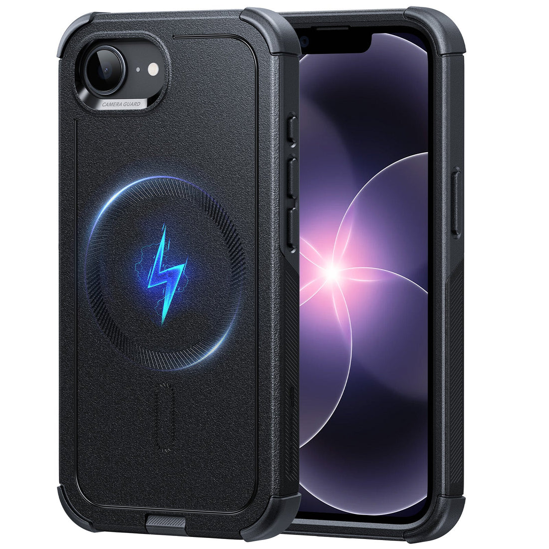 iPhone 17e Cyber Tough Magsafe Case Black