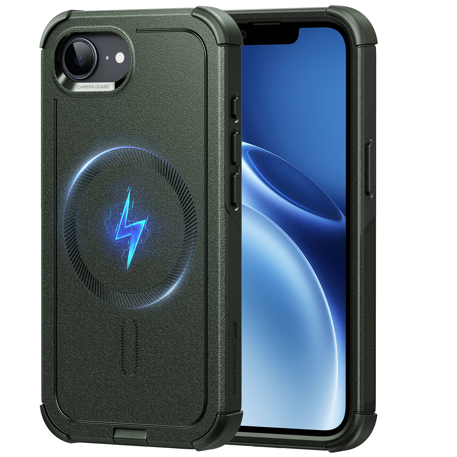 iPhone 17e Cyber Tough Magnetic Case Green