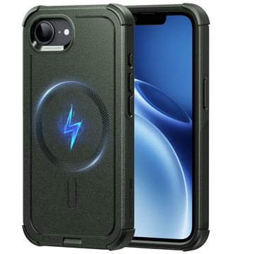 iPhone 17e Cyber Tough Magnetic Case Green
