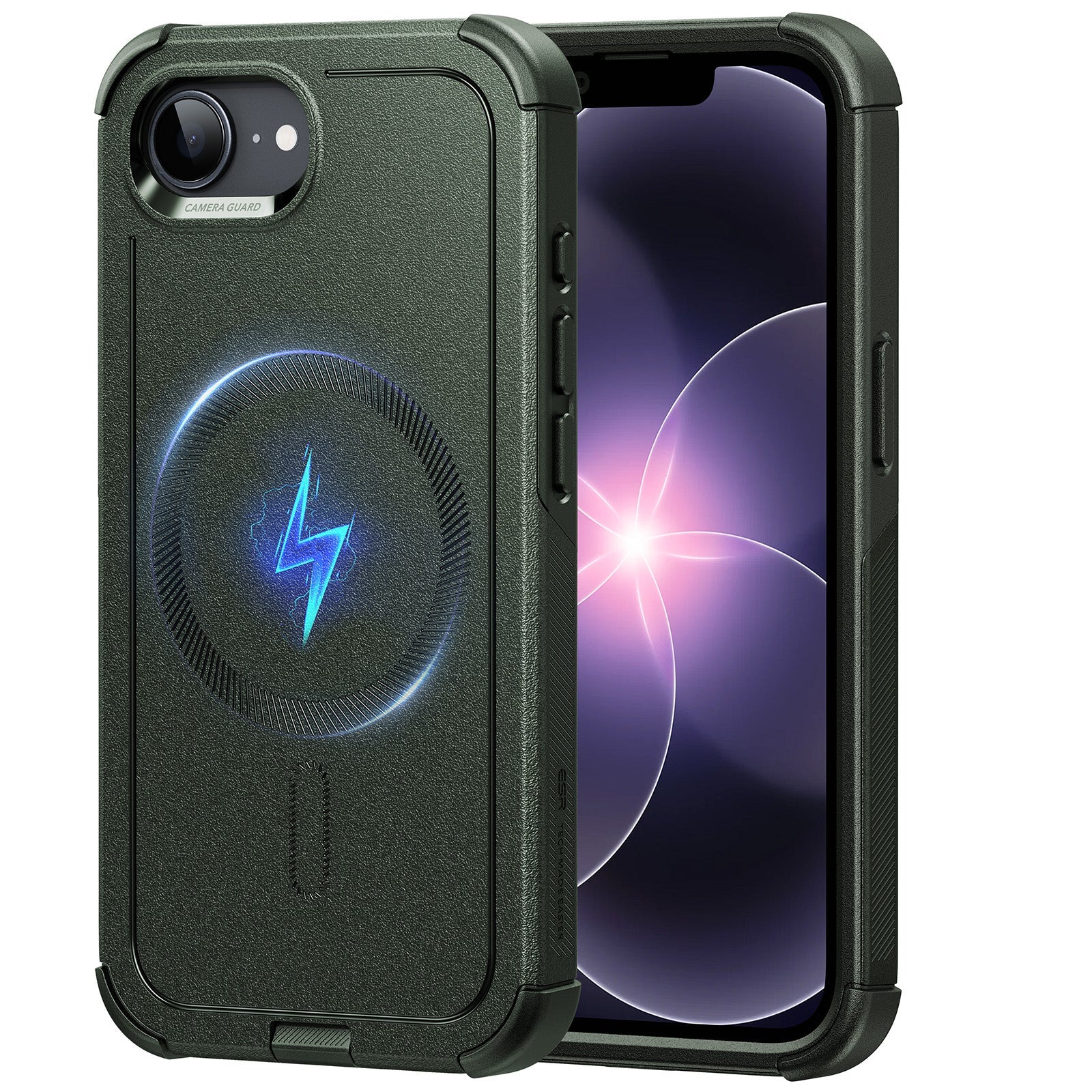 iPhone 17e Cyber Tough Magnetic Case Green