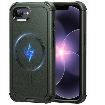 iPhone 17e Cyber Tough Magnetic Case Green