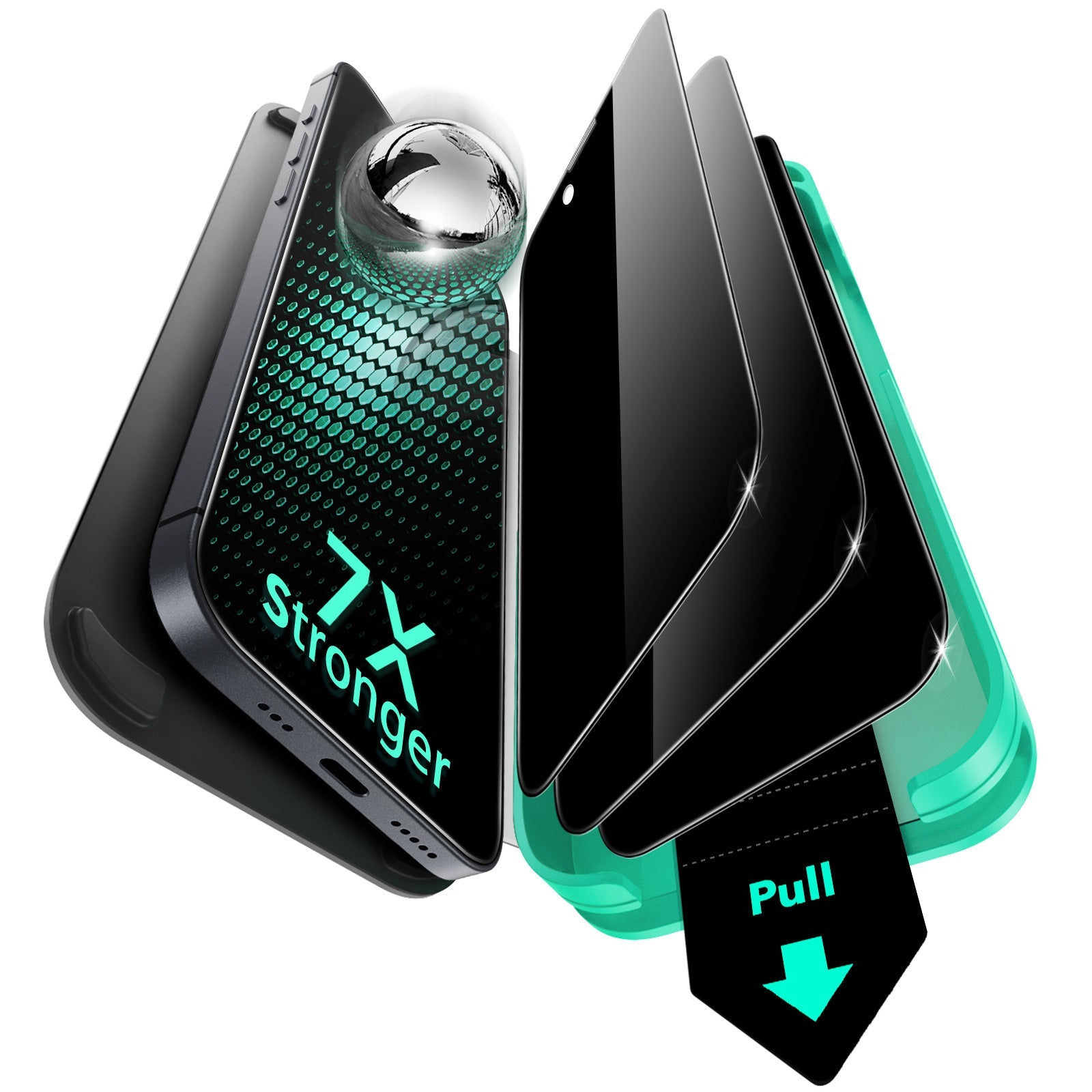 iPhone 17e Armorite Tempered Glass Privacy Screen Protector