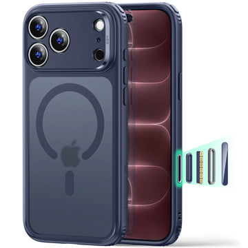 Frosted Blue iPhone 18 Pro Magsafe Slim Phone Case 