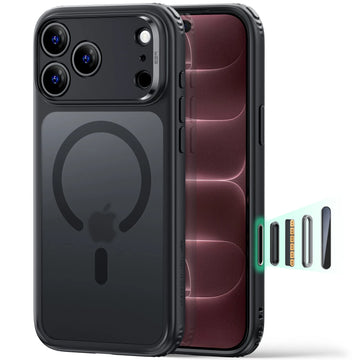 Frosted Black iPhone 18 Pro Max Magsafe Slim Phone Case 