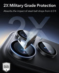 ESR Black iPhone 18 Pro/Pro Max Armorite Camera Lens Protector 2X Military Grade Protection