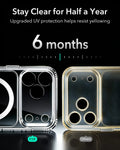 ESR Clear iPhone 18 Pro Magsafe Slim Phone Case Stay Clear for Half a Year