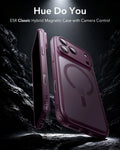 ESR Frosted Deep Burgundy iPhone 18 Pro Magsafe Slim Phone Case Hue Do You