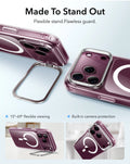ESR Clear iPhone 18 Pro Max Magsafe Slim Phone Case with Stand Made To Stand Out