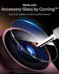 ESR Deep Burgundy iPhone 18 Pro Max Corning Glass Camera Lens Protector Made with Accessory Glass by Corning™