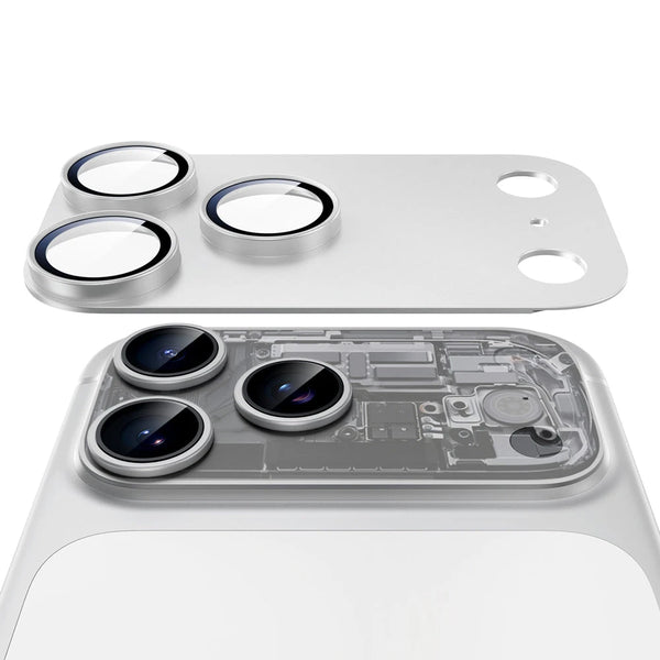 ESR Protection intégrale des objectifs Armorite® Pro pour iPhone 18 Pro Max – Argent
