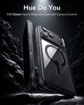 ESR Clear Black iPhone 18 Pro Magsafe Slim Phone Case Hue Do You