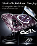 ESR  Clear Shimmer iPhone 18 Pro Max Magsafe Slim Phone Case Slim Profile, Full-Speed Charging