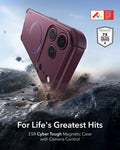 ESR Deep Burgundy iPhone 18 Pro Max Case Tough Phone Case with Magsafe For Life's Greatest Hits
