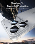 ESR Silver iPhone 18 Pro/Pro Max Armorite Camera Lens Protector Flawless Fit,  Powerful Protection