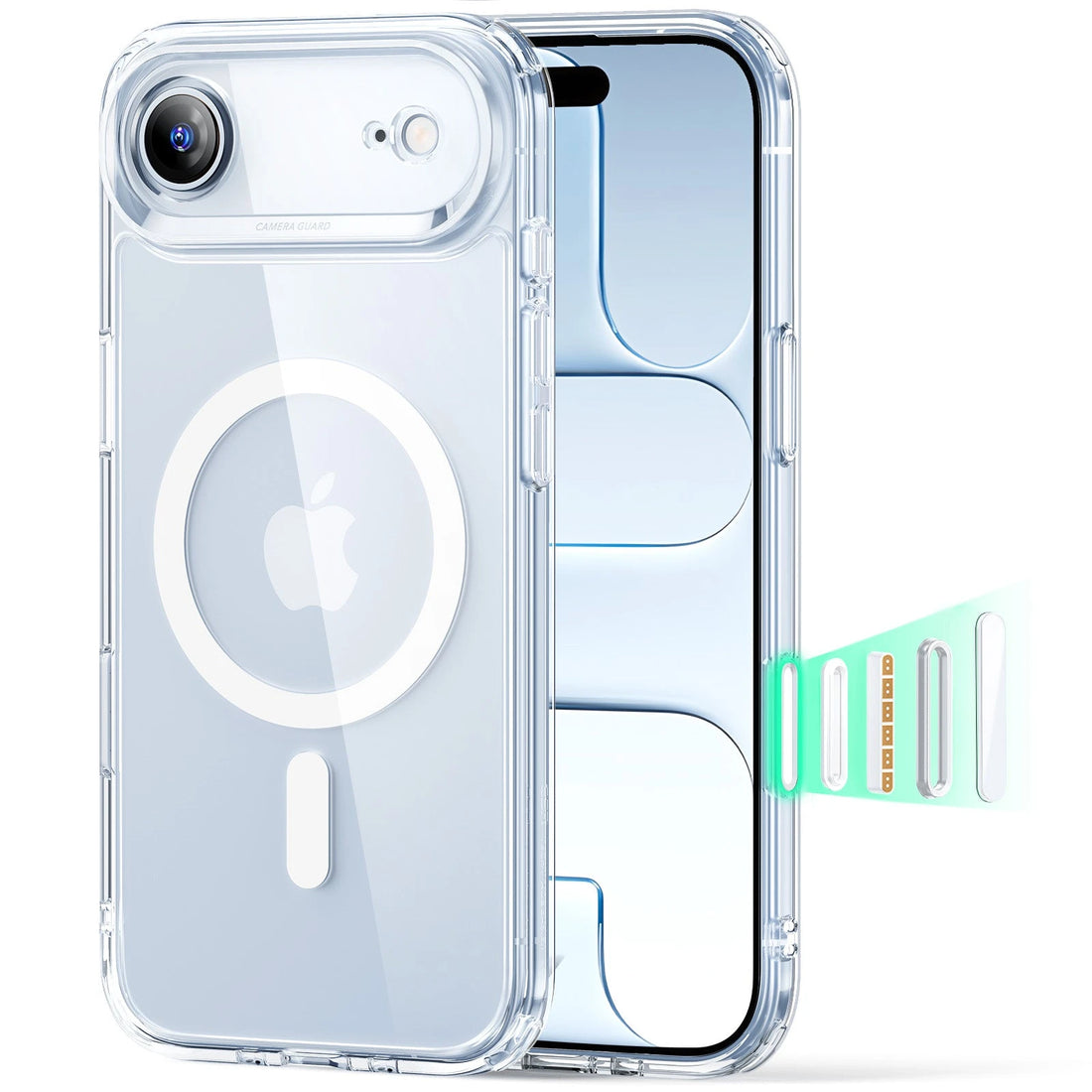 iPhone Air Classic Hybrid Magnetic Case (Camera Control) - Clear ESR ESR